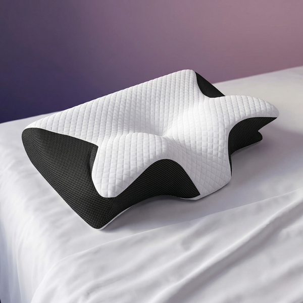 Oreiller Orthopédique 2-en-1 — Soulage Cou ET Colonne Vertébrale | Soutien Ergonomique Optimal
